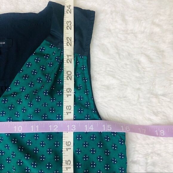 Tommy Hilfiger green and blue sleeveless top - Picture 3 of 6